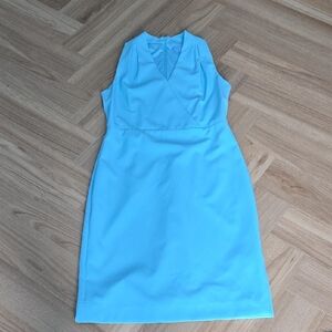 ANTONIO MELANI  Elegant Blue Sleeveless Dress Size 8